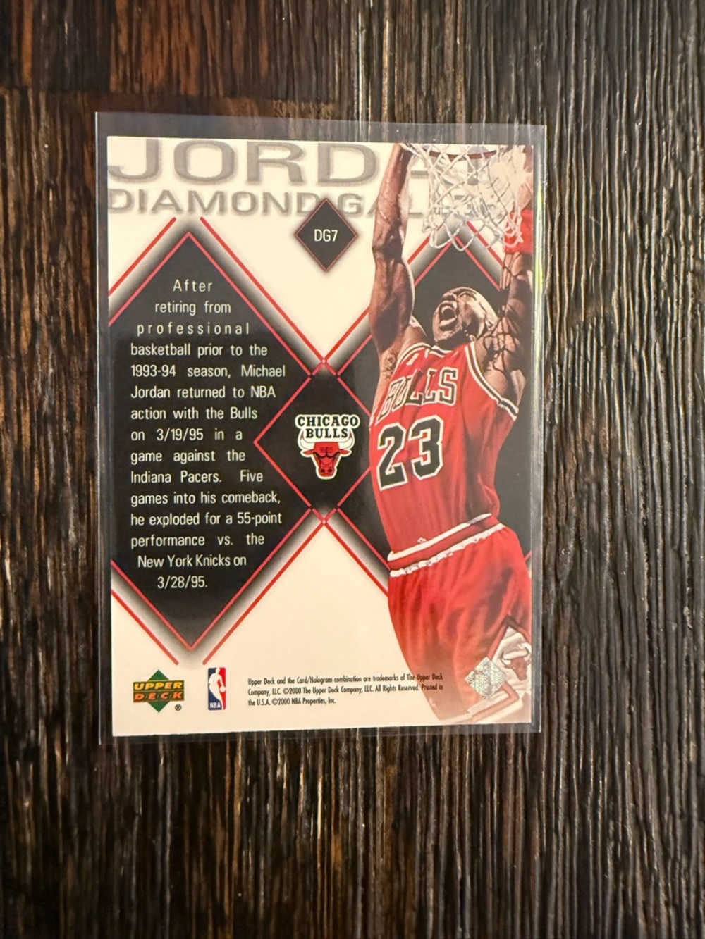 Michael Jordan card - Picture 2 of 2
